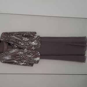 Alex evenings dress size 6, taupe